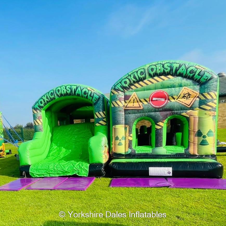 Obstacle Course Hire Toxic Theme 80ft Part Assault Course